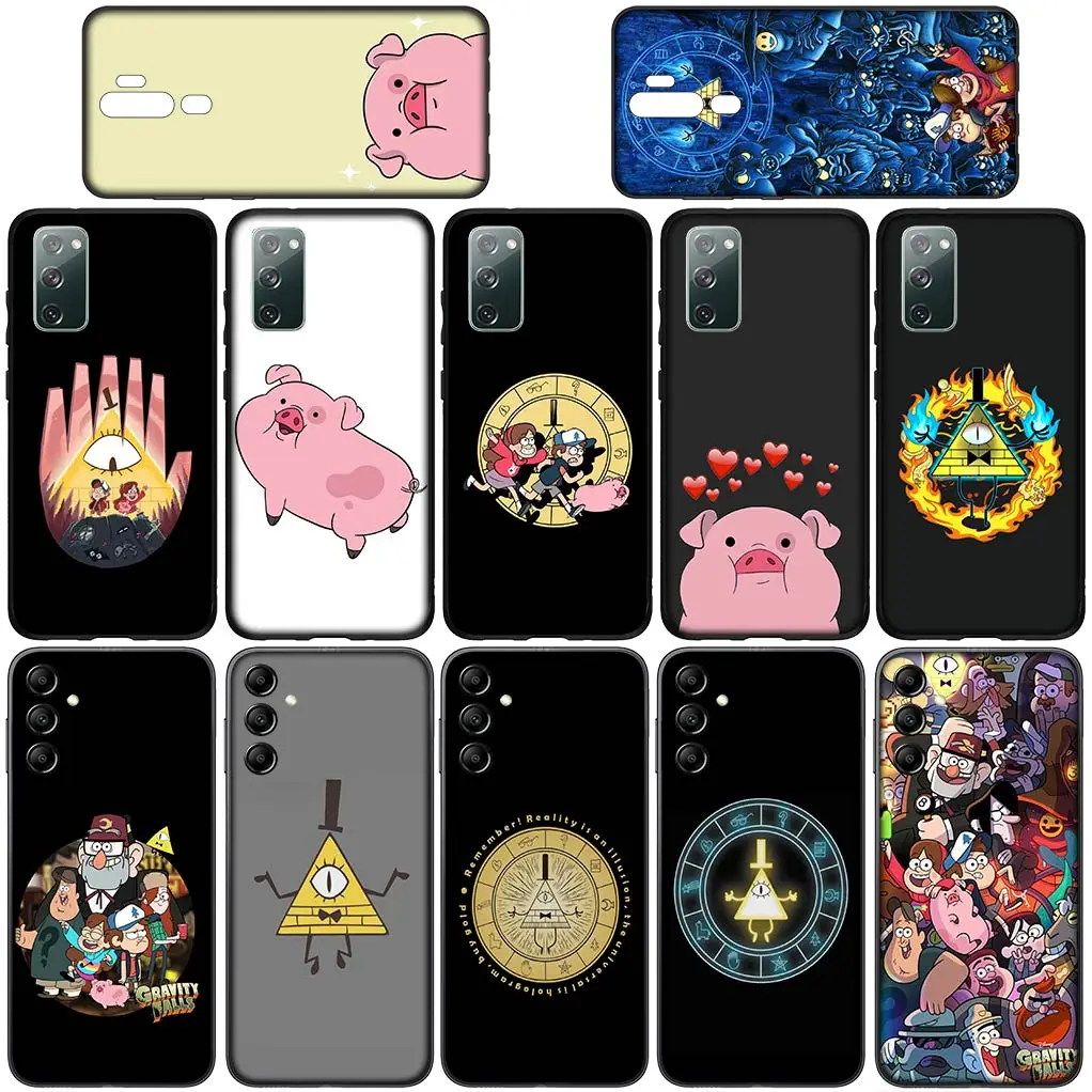 G-Gravitys F-Falls Pig Funda мягкий чехол для Samsung Galaxy S24 S23 Fe Ultra Plus A05 A55 A35 A24 A25 A15 M55 телефона