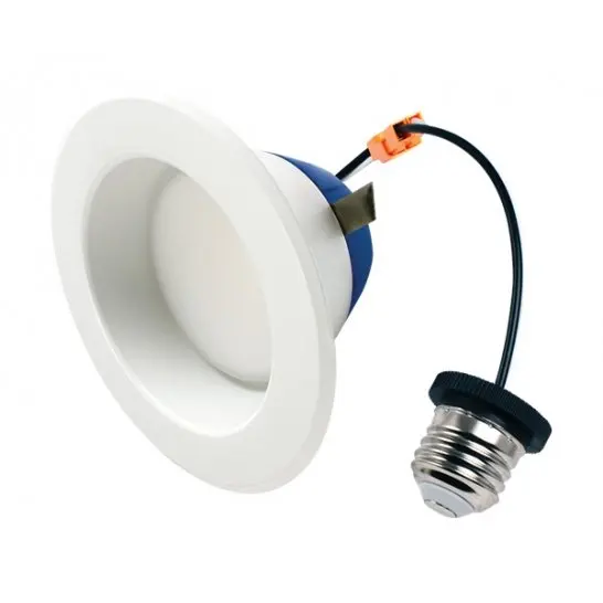 

CR-T 6 inch LED Retrofit Gimbal Downlight 100W Equivalent, 1100 lumens, Dimmable, Bright White 3000K, 50,000 hour rated life | 1