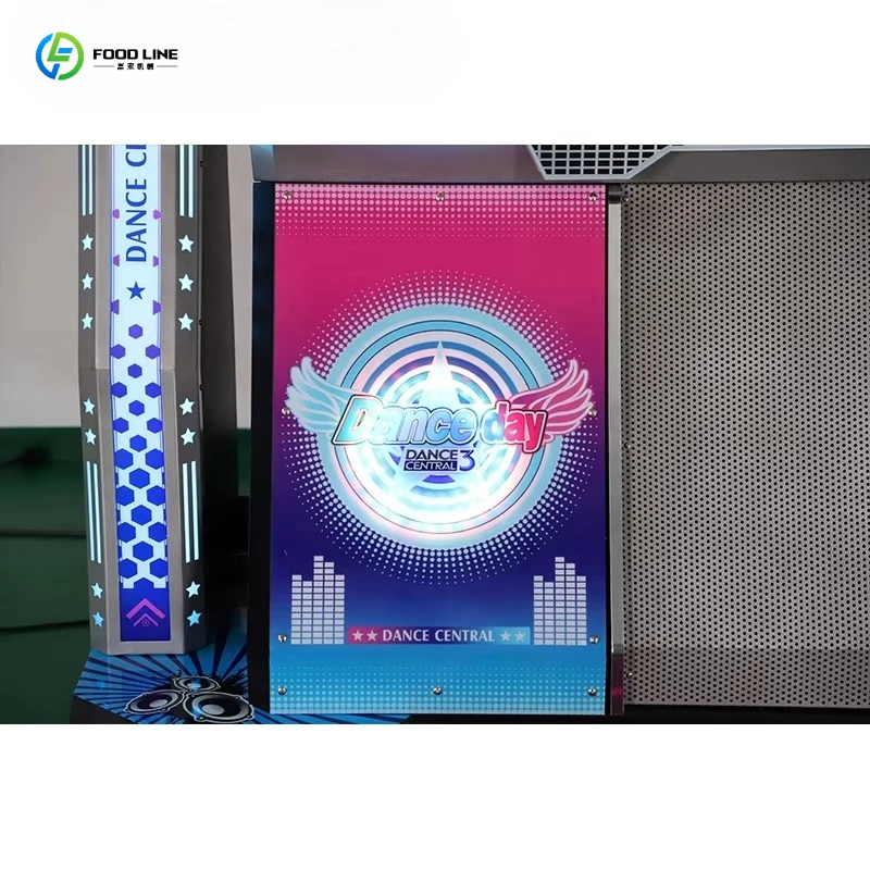 Фото Новинка FL 2026: 55-дюймовый LCD-дисплей Dance 3 Central Danz Base Just Revolution Arcade Pump It Up – танцевальный автомат с монетоприемником №1