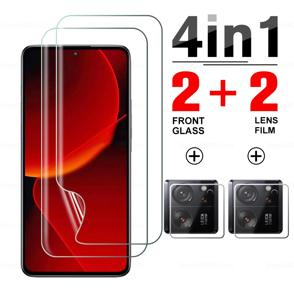 

Front Hydrogel Film 4in1 For Xiaomi 13T pro Camera Lens Protector xiomi 13TPro Mi 13T Xiaomi13T Pro Phone Screen Film Not Glass