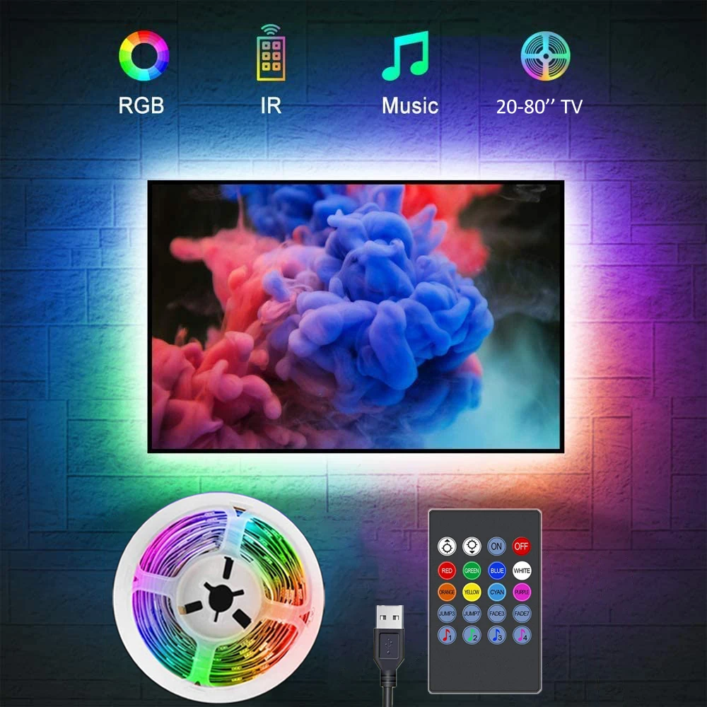 

RGB-лента Mikenoon для подсветки ТВ