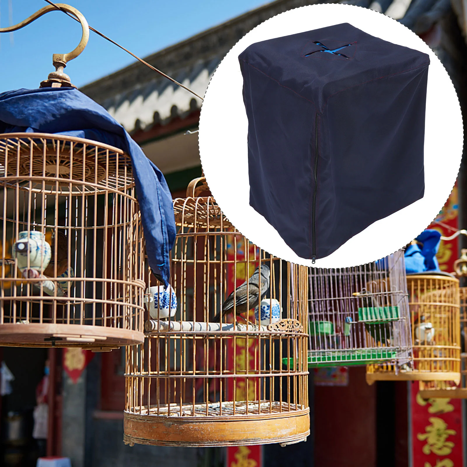 

Cage Cover Bird Night Coversbirdcage Parrot Pet Accessories Shield Cloth Birdcages Protection Universal Shell Winter Birds Liner