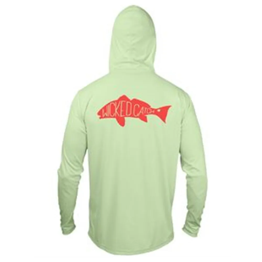 

Wickedcatch Long Sleeve Fishing Shirts UV Protection Men's Sweatshirt Breathable Summer Clothes Outdoor Shirt Fishing Clothing