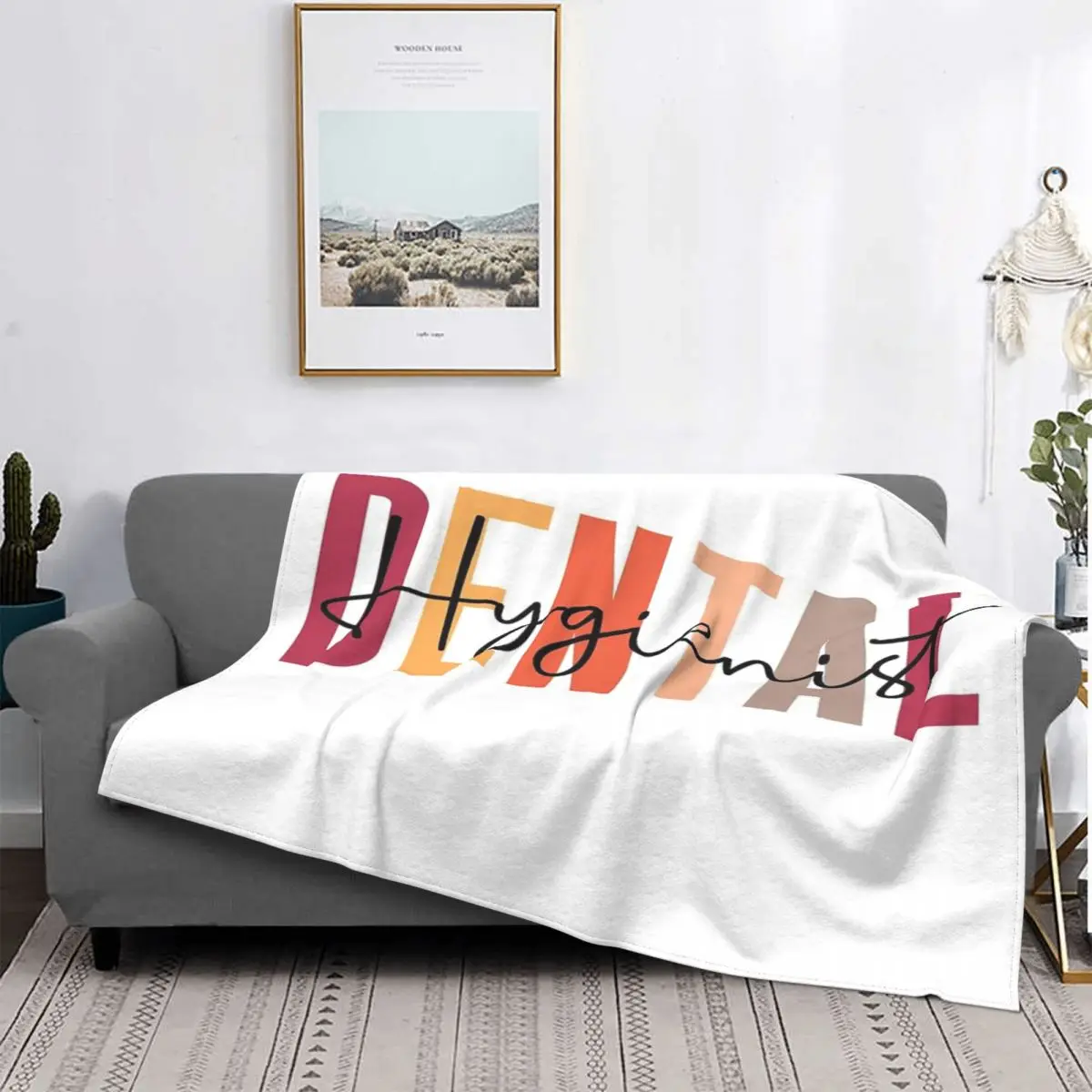 

Manta higienista Dental, 11 mantas, para cama colcha, alfombra a cuadros de Anime, manta de verano para camas