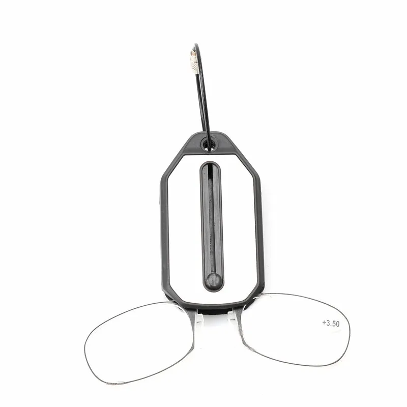 Складные Очки Для Чтения С Брелоком Антибликовые Прозрачные Линзы Защиты От