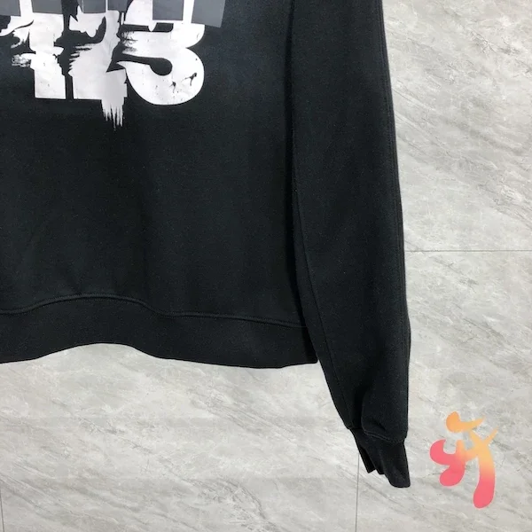 24ss Винтаж Хип-Хоп Street Cleanfit RRR123 Толстовки Сращивание Контрастная Толстовка с