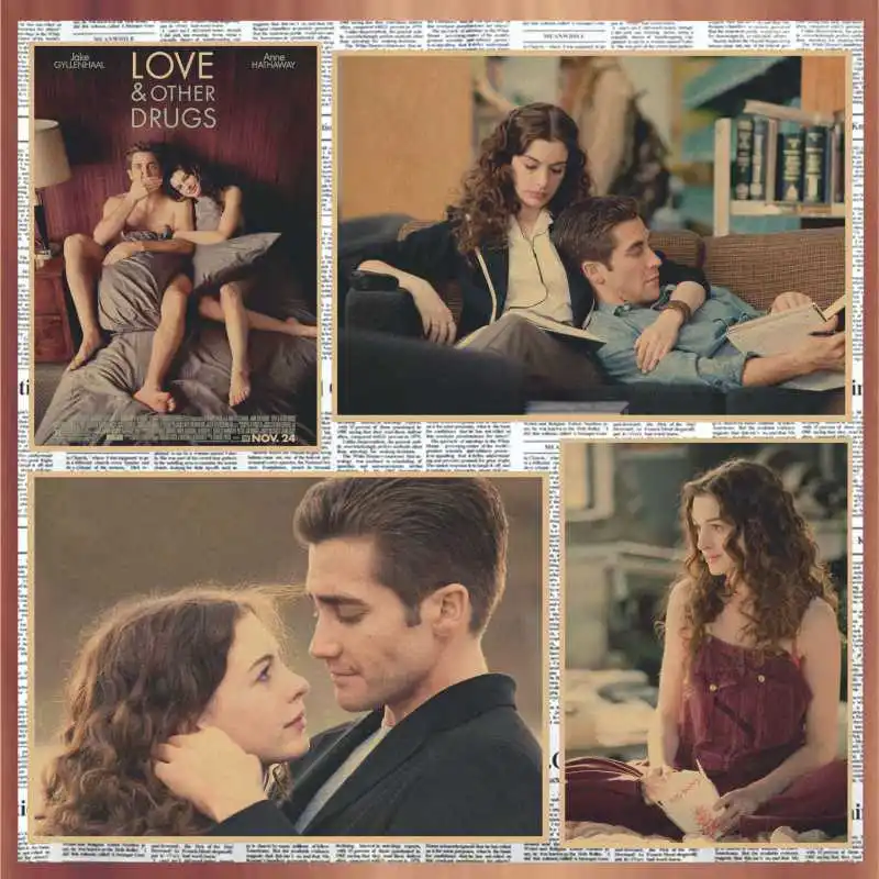

Classic Love Elixir Movie Kraft Vintage Paper Posters Aestheticism Style Home Room Wall Decoration Bedroom Painting Gift