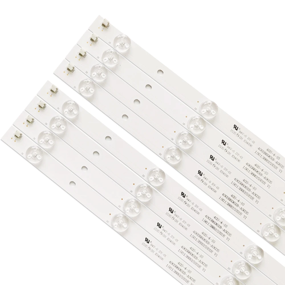 

New 40PCS 5LED 389mm LED backlight strip for Ph ilco PH40R86 PH40R86DSGW 400S8605X8-B0040 E34036 40S-4-10 1.00.1.388015S01R V1