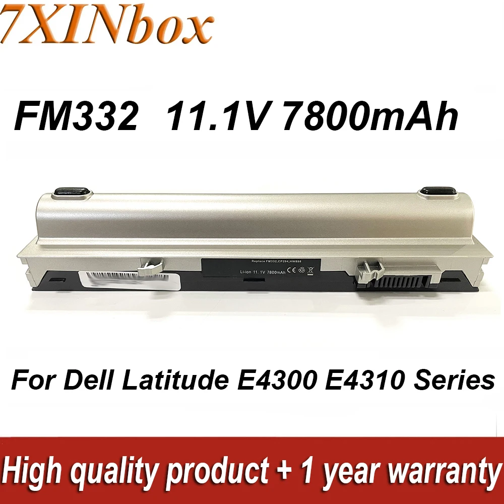Аккумулятор XINbox FM332 H979H FM338 11,1 В 7800 мАч для ноутбука Dell Latitude E4300 E4310 серии XX327 R3026 PP13S G805H 406X0 HW898