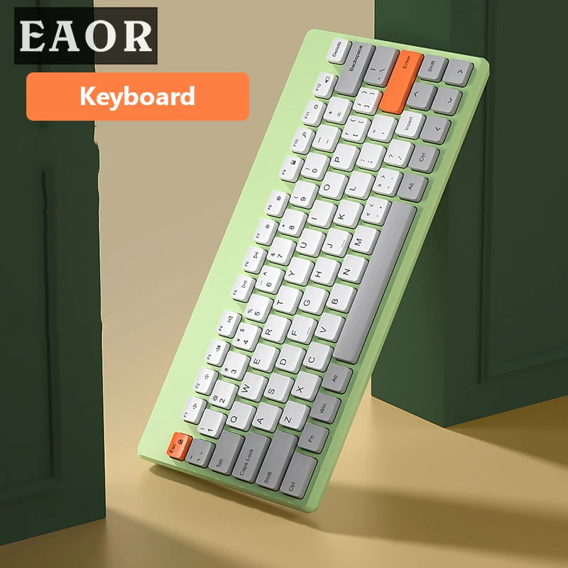 

EAOR 78 клавиш 2,4G Беспроводная клавиатура мышь комбинированная Бесшумная портативная клавиатура для ноутбука набор мыши для Macbook Клавиатура д...