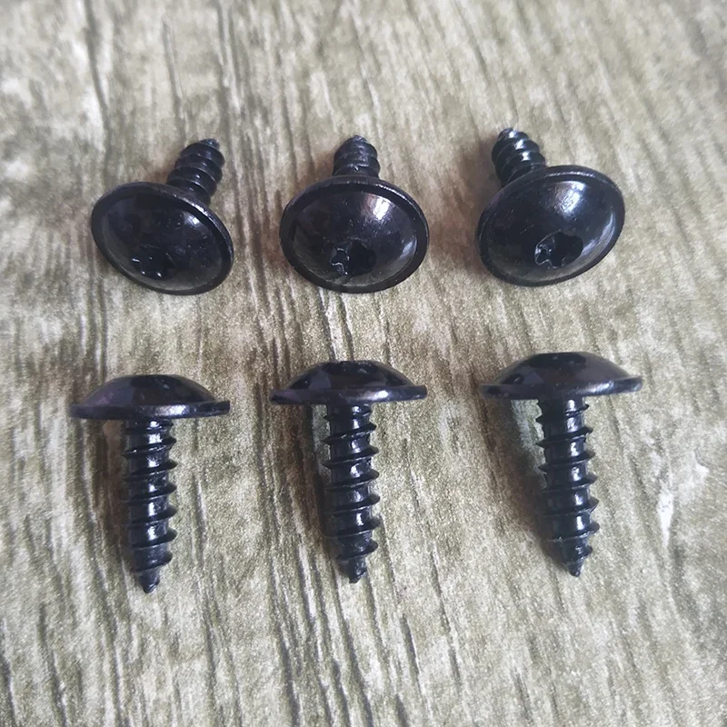 

10 шт., крышка двигателя, защита от брызг, решетка арки колеса, бампер, юбка, винты Torx N 90974701 Зажимы крепежные для V W Golf 5x15 мм