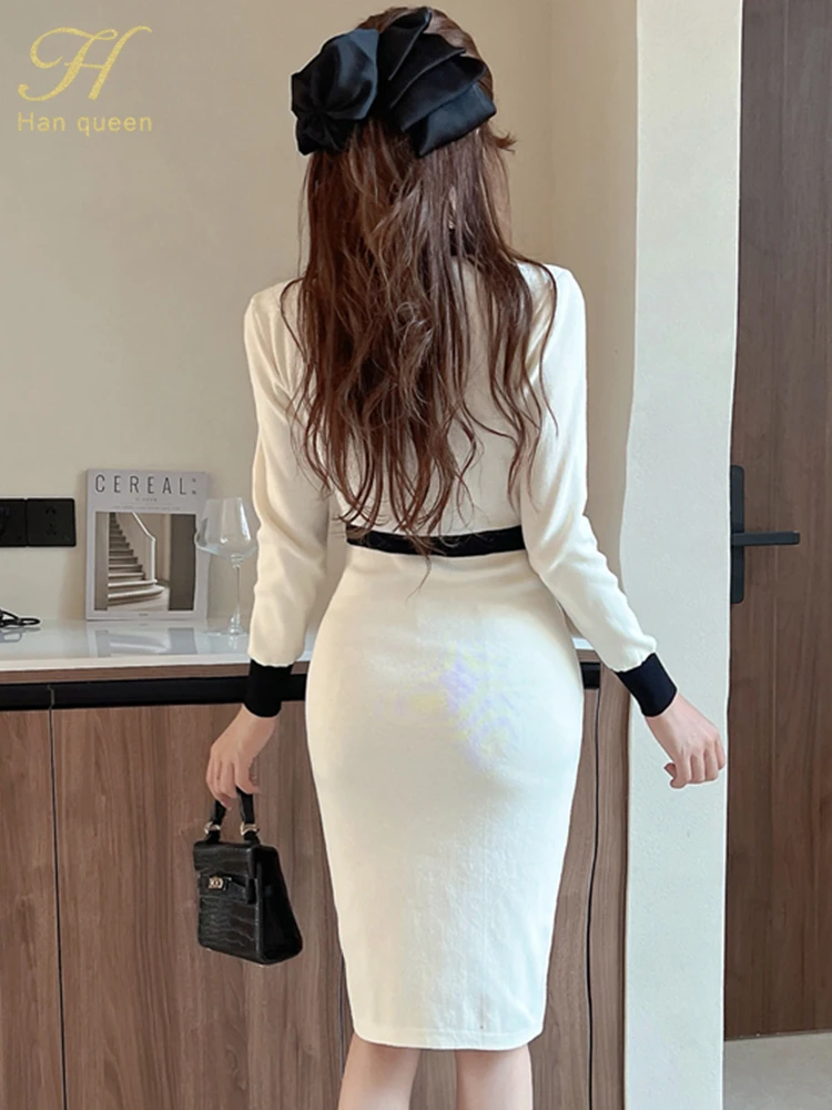 Женское вязаное платье Han Queen