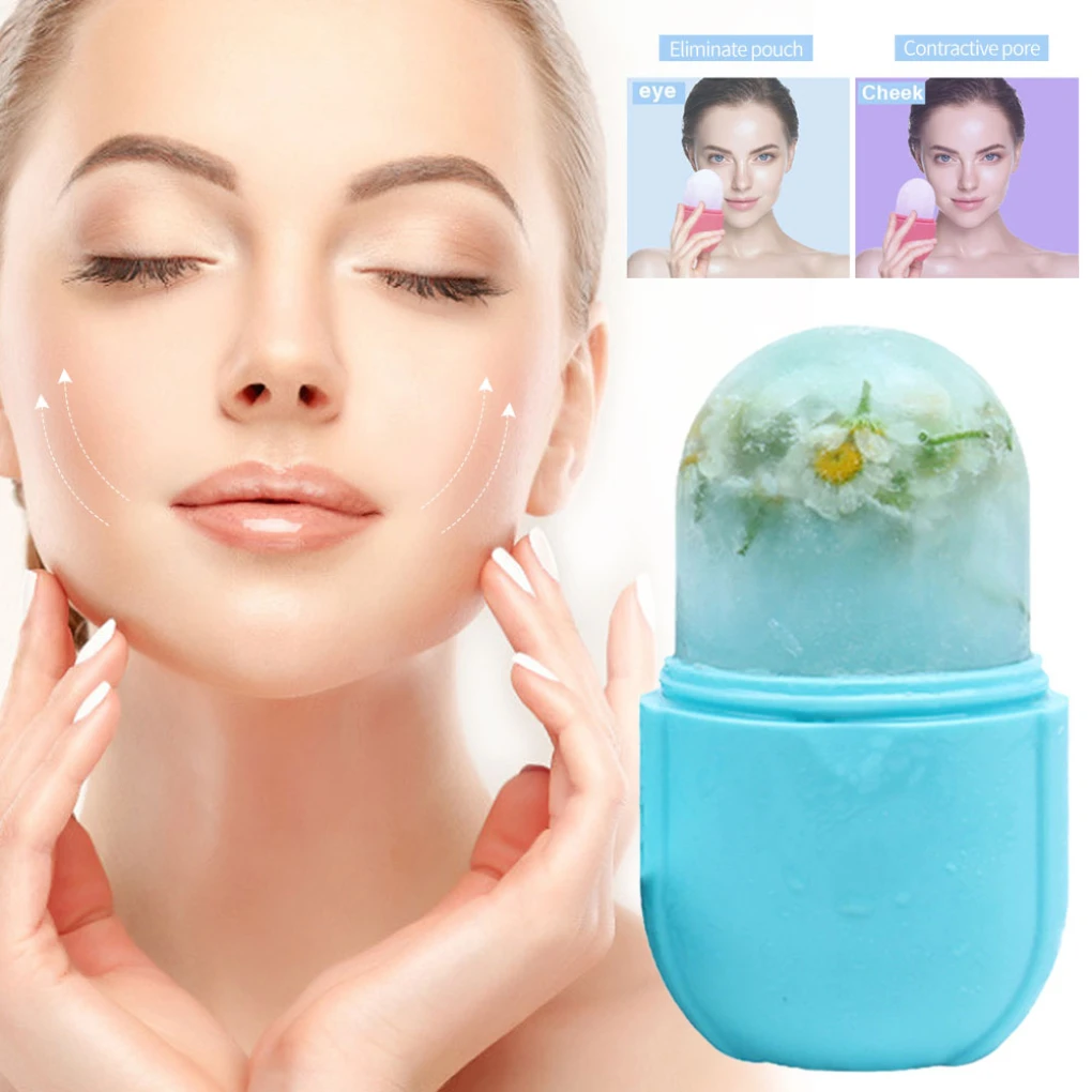 

3SIZE Skin Care Beauty Lifting Contouring Tool Silicone Ice Cube Tray Ice Ball Face Massager Facial Roller Reduce Acne Blackhead