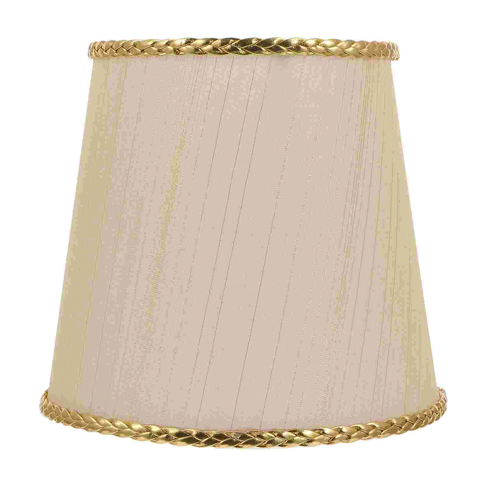 

Lamp Shade Lampshadeclip Bulb Cloth Pendant Replacementchandelier Table Shades Fabric Small Light Cover Style European Mini
