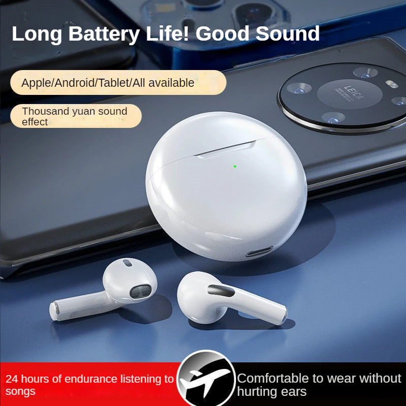 

Беспроводная Bluetooth-гарнитура PRO6, TWS-наушники 5,0, водонепроницаемые спортивные Игровые наушники с шумоподавлением и микрофоном