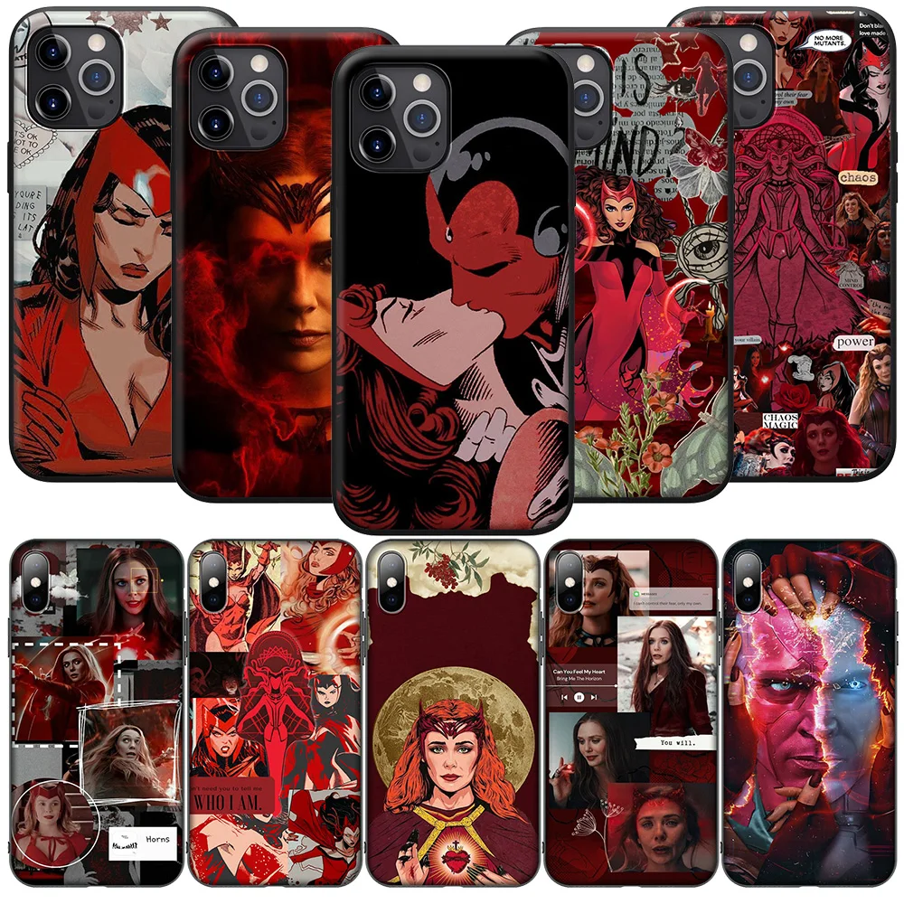 FL115 Marvel Scarlet Witch NEW Phone Case for Xiaomi Redmi A3X A3 13C 13 Note 12 Pro Pro+