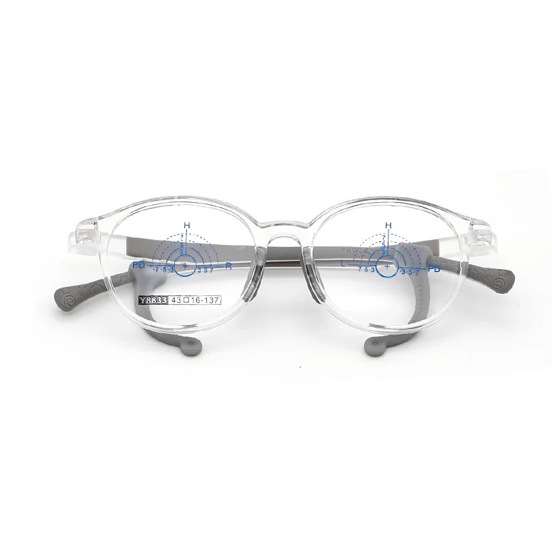 Очки для мальчиков и девочек 43-16-137 Tr90 регулируемый размер оправа очков с защитой
