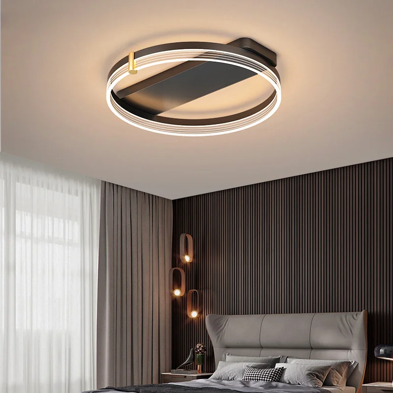 

Люстры Современные минималистичные круглые и квадратные зеркальные для спальни, кабинета, креативные акриловые лампы для комнаты, декоративные потолочные светильники