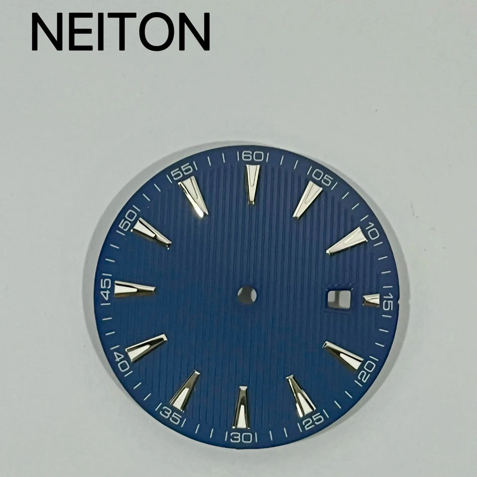 Фото Netion черный, синий, белый циферблат часов 33,4 мм, подходит для NH35 ETA2824 2836 Miyota8215 821A Mingzhu DG2813 3804 PT5000, светящийся механизм №4