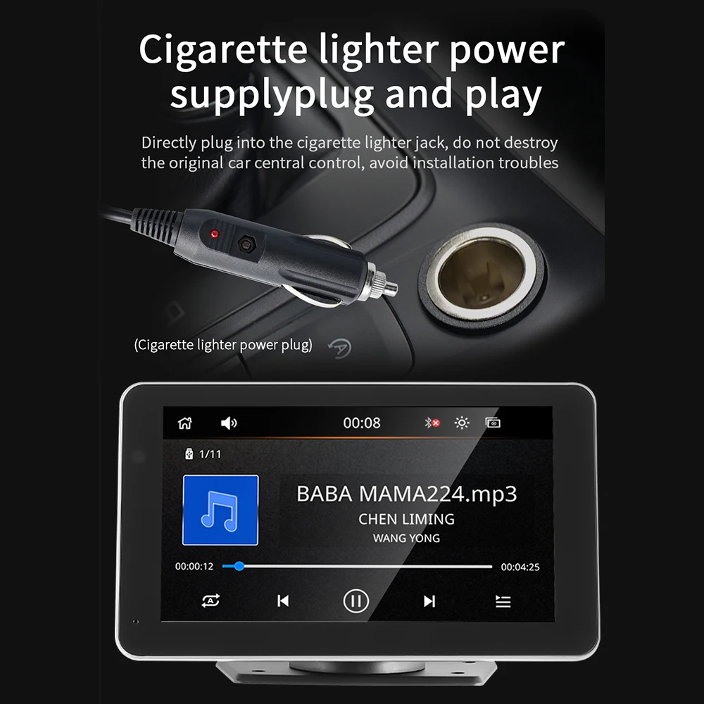 Портативный 7-дюймовый автомобильный mp5-плеер мультимедийный плеер Bluetooth