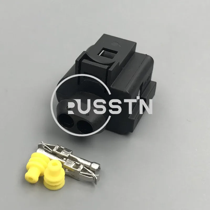 1 компл. 2-контактный автомобильный аксессуар водонепроницаемый разъем проводной