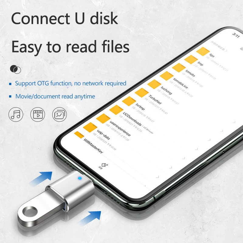Адаптер OTG Type-C USB C к 3 0 адаптер Коннектор Type конвертер для Macbook Pro/Xiaomi/Huawei