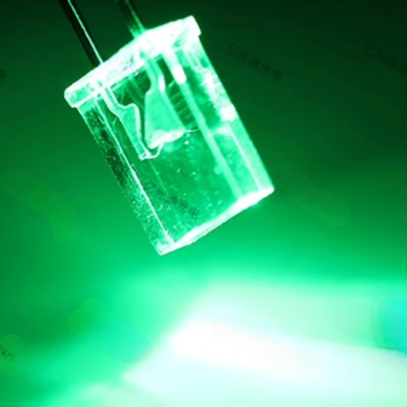30 шт. 2*5*7 зеленые светодиодные бусины для встроенной лампы квадратные 257