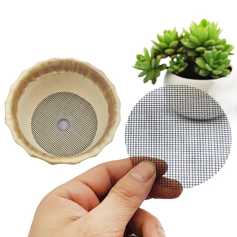 Сетчатый Лоток Для Горшков Круглый Дренажный Экран Защита Почвы Сада Бонсай