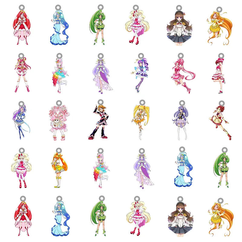 

Аниме Подвеска из эпоксидной смолы, акриловые красивые ювелирные изделия с рисунком персонажа, подвески для самостоятельного изготовления...