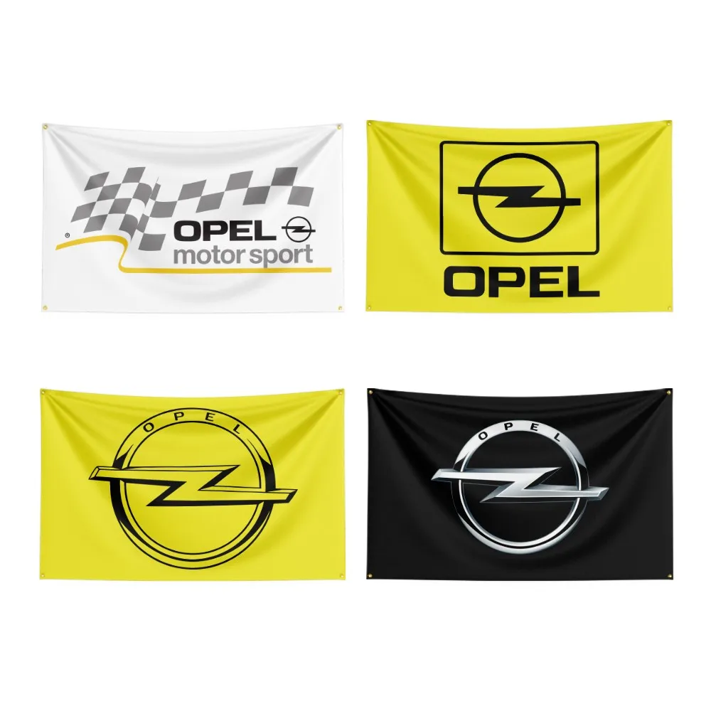 3x5 Ft OPEL MotorSport Flag Polyester Digital Printed SUV Discoverer Racing Banner For Car Club