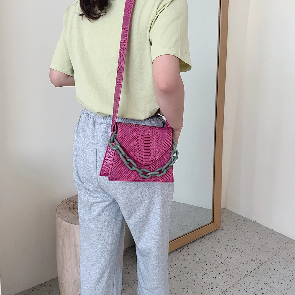 

Women Chain Shoulder Messenger Bags Fashion Ladies Leather Totes Purse Handbag Ladies Fashion Shoulder Bag Handbags