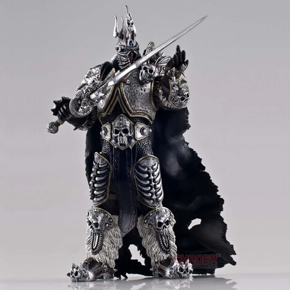 

Game WOW Character FALL OF THE LICH KING ARTHAS Statue figure Model Toys 16cm