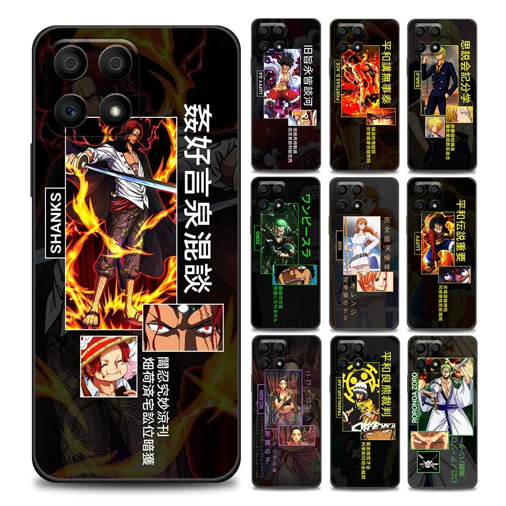 

Japanese Anime Luffy Zoro Phone Case for Honor 8X 9S 9A 9C 9X Lite Play 9A 50 10 20 30 Pro 30i 20S(6.15) Soft Silicone