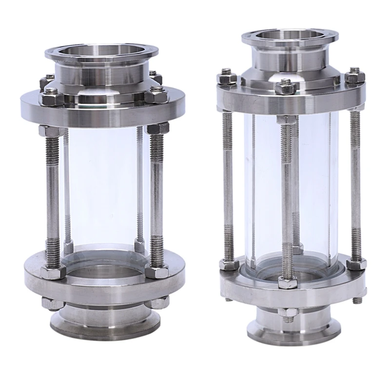 Новое встраиваемое смотровое стекло с зажимным концом потоковое санитарное