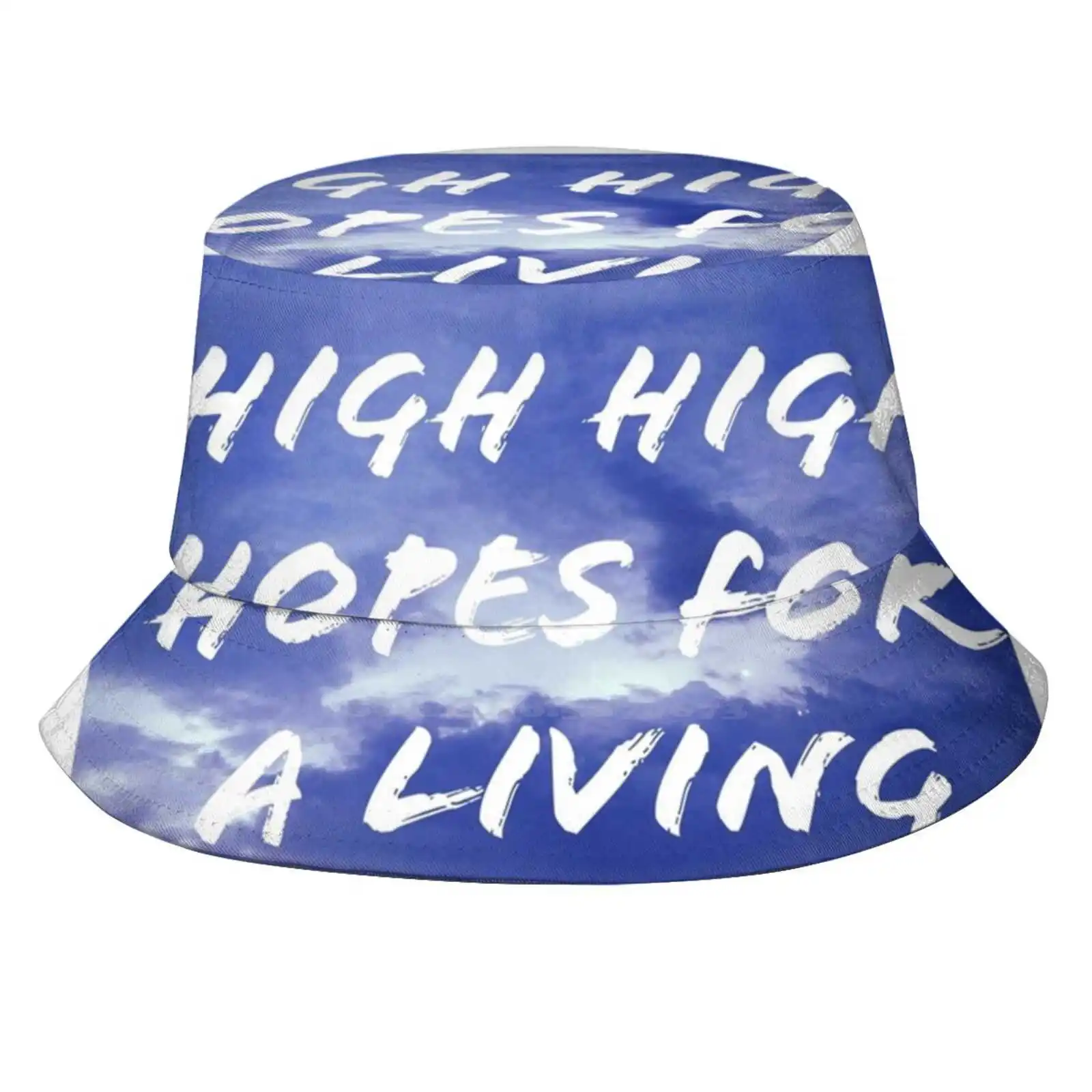 

Надежная шапка рыбака в стиле унисекс, популярные песни, музыка, небесно-голубой цвет