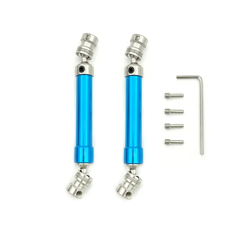 

2Pcs Metal Drive Shaft Transmission CVD For MN999 MN 999 Defender D90 1/10 RC Car Upgrade Parts Accessories