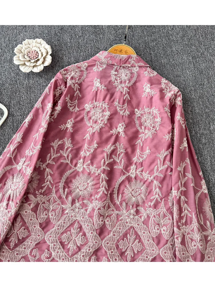 Женская весенняя рубашка корейская версия винтажная модная с воротником-поло и