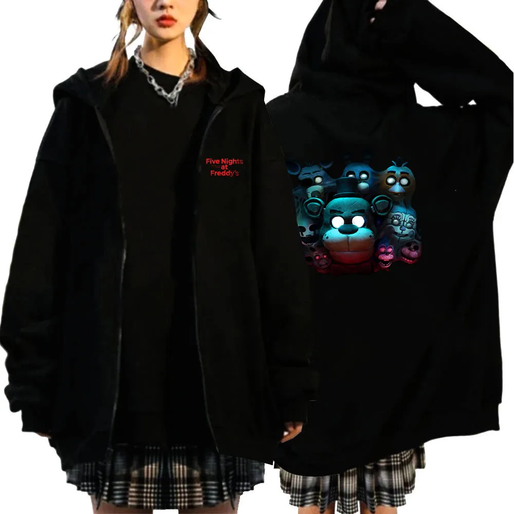 

School Hoodies For FNAF Costume For Teens Sport Clothes Kids 2022 New Autumn 3D Print Five Nights at FNAF Sweatshirt For Boys