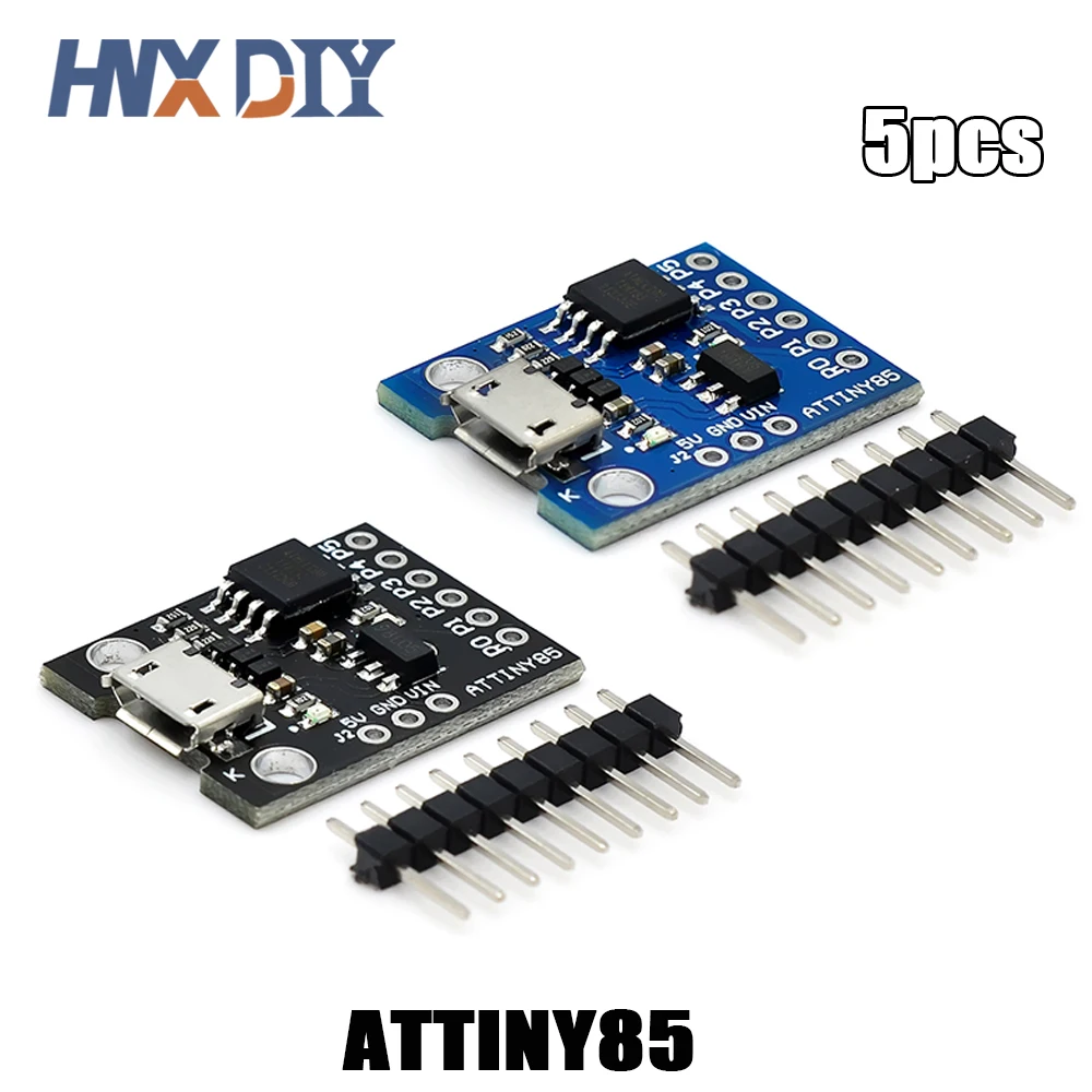 5 шт./Лот синий черный ATTINY85 Digispark Kickstarter Micro макетная плата TINY85 модуль IIC I2C USB -