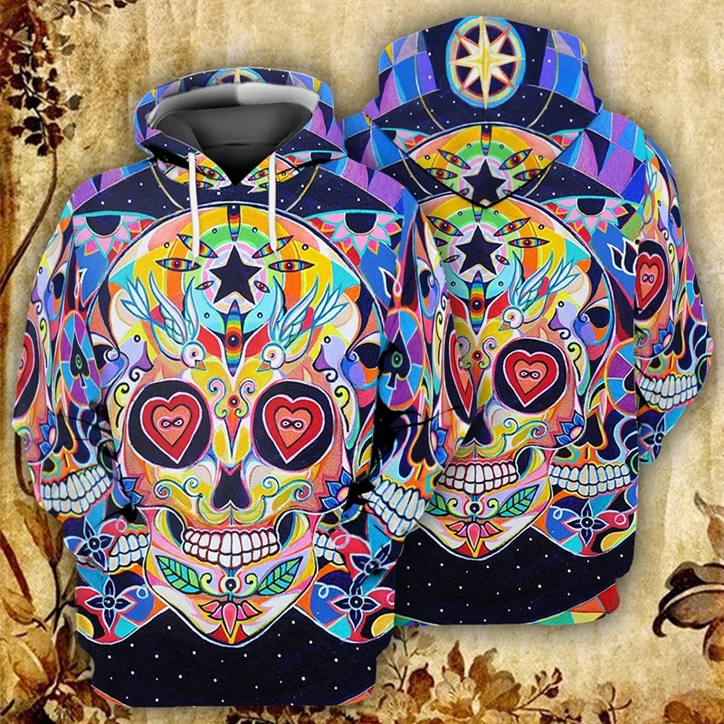 Skull Hoodie ​Funny 3D Full Print Hoodie Men Sweatshirt Unisex Streetwear Pullover Casual Jacket Tracksuits