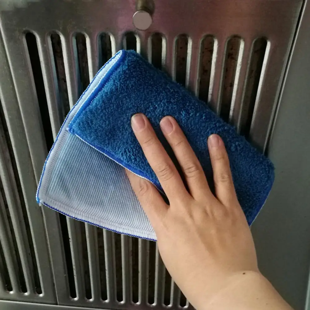 

Microfiber Cloth High Quality Strong Decontamination Lightweight 18x24cm Cleaning Rag Drying Towel for Auto