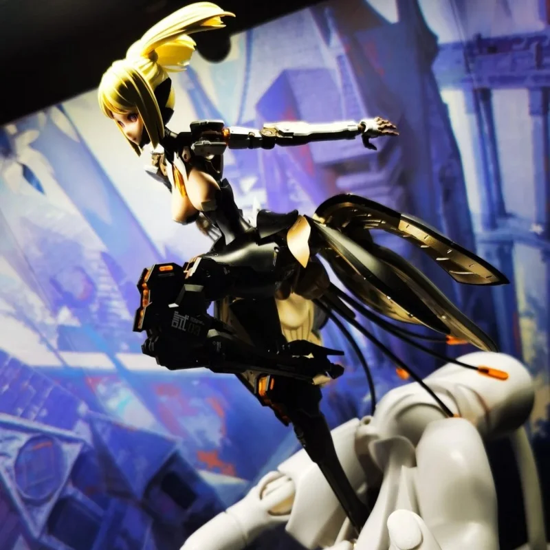 Фото Hemoxian Earnestcore Craft Mecha Musume Rosado Project Star Flower Lily Оригинальный китайский сборный модельный набор для взрослых (для демонстрации) №4