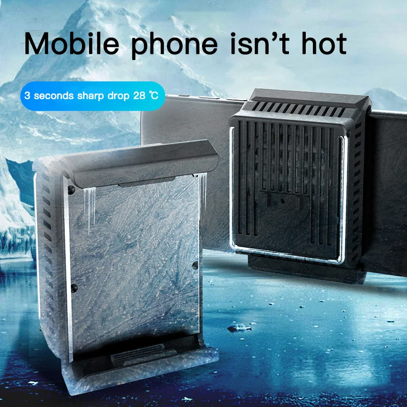 

Semiconductor Rapid Cooling Radiator Mobile Phone Radiator With Folding Bracket