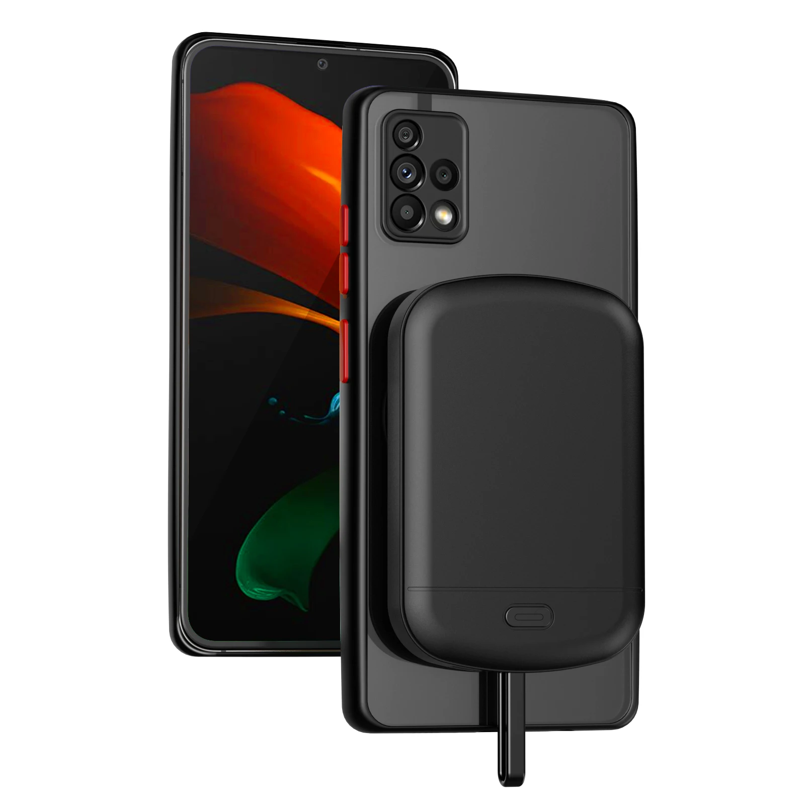 

Battery Case for Samsung Galaxy A53/s22, 10000mAh battery charging case for A53/23/22/32/13/82/72/52/42/51/71 5G/A02S,Power case