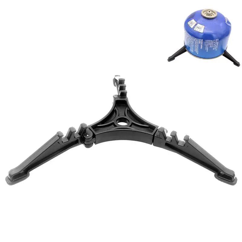 

Fuels Can Stabilizer For Camping Stoves Tripod Base Bottle Shelf Cylinder Fixing Base Universal Air Tank Holder Foldable