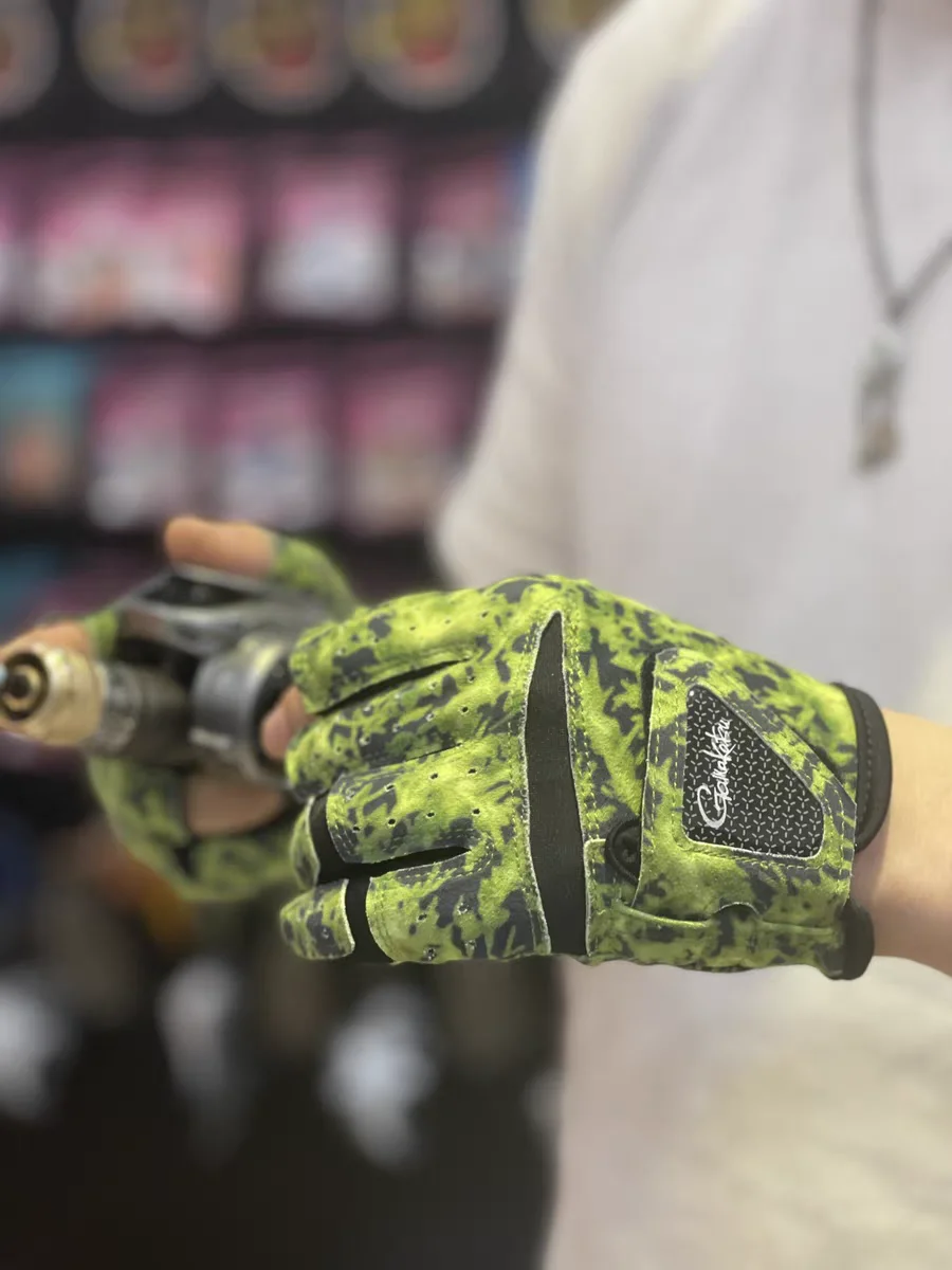 Перчатки для рыбалки Gamakatsu мужчин Нескользящие летние солнцезащитные перчатки