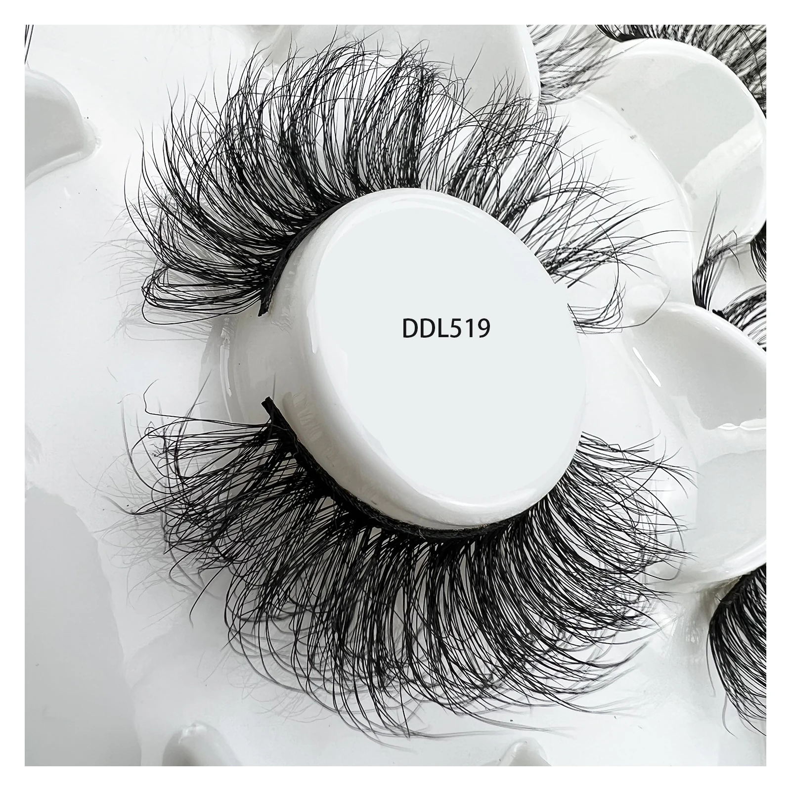 

Wholesale 23mm DD Curl Silk Mink Lash Fluffy Soft Makeup Russian Faux False Eyelashes Free Shipping Cosplay Cosmetics Handmade
