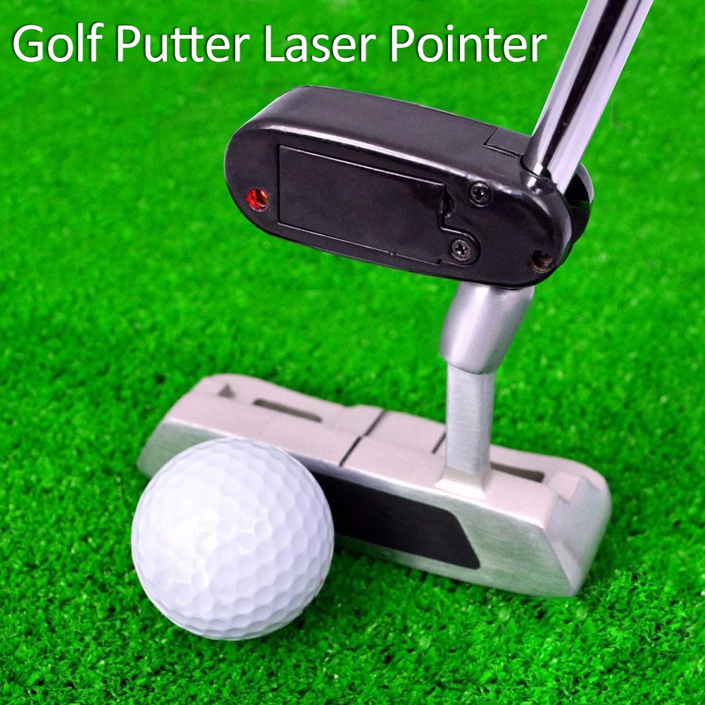 

Mini Golf Putter Sight Portable Golf Lasers Putting Trainer ABS Golf Putt Putting Training Aim Improve Line Aids Corrector Tools