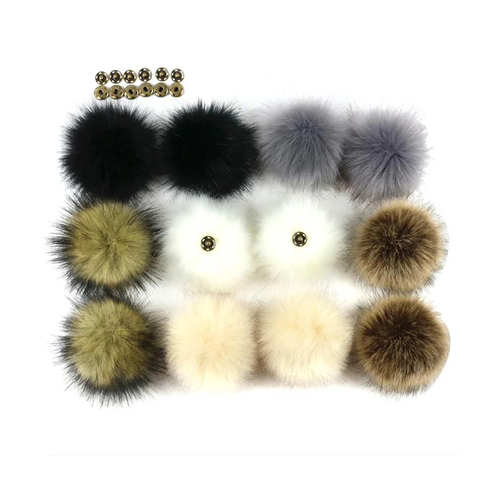 

Pom Hat Craft Fluffy Poms Diy Decor Knitting Accessories Charms Pompoms Pendant Kids Simulation Big Pompom Material Fuzzy