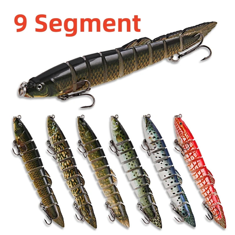 

10g 21.5g Sinking Wobblers Fishing Lures Jointed Crankbait Swimbait 9 Segment Hard Artificial Bait For Fishing Tackle Lure